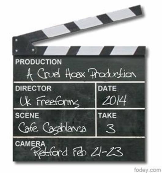 Casablanca clapperboard