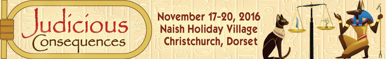 Judicious Consequences, November 17–20, 2016, Naish Holiday Village, Christchurch, Dorset